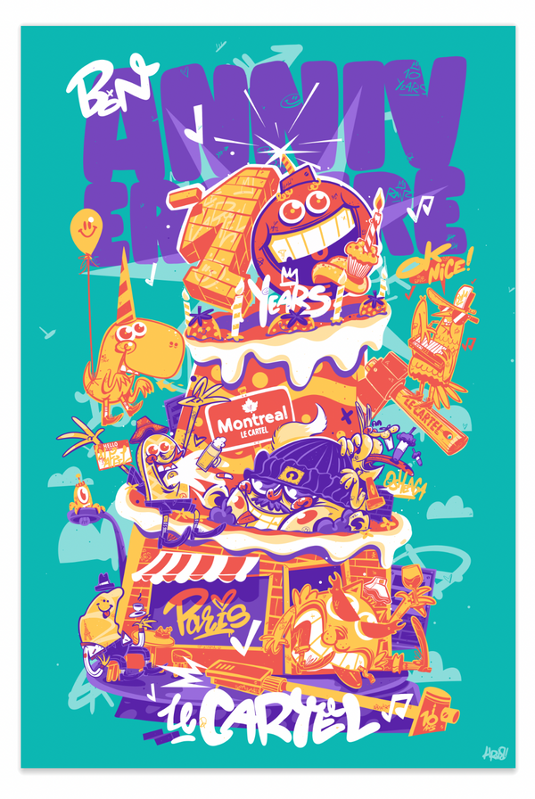 10 YEARS・Impression digitale papier