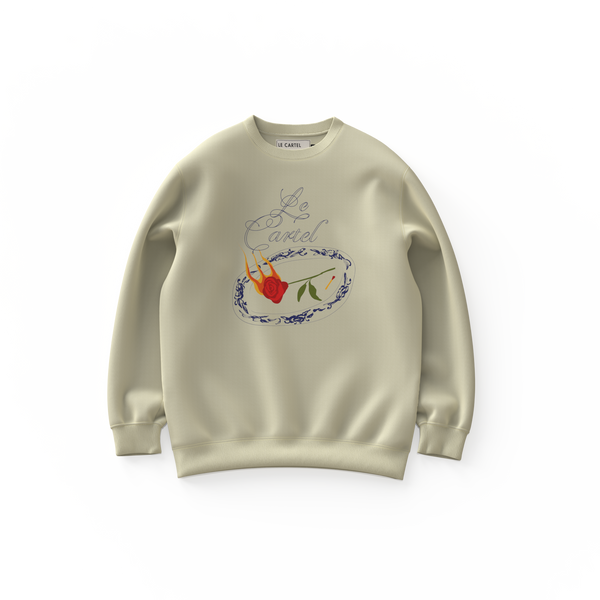 EPI-LOGUE・Crewneck ample unisexe・Crème