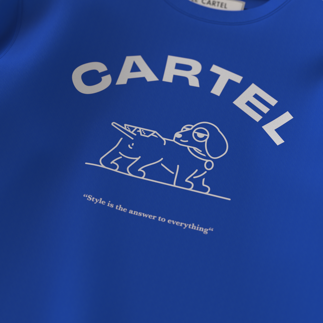 STYLE IS THE ANSWER・Crewneck unisexe・Bleu