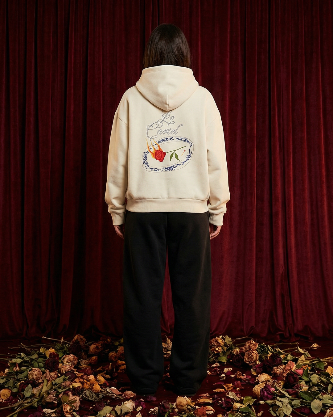 EPI-LOGUE・Hoodie ample unisexe・Crème