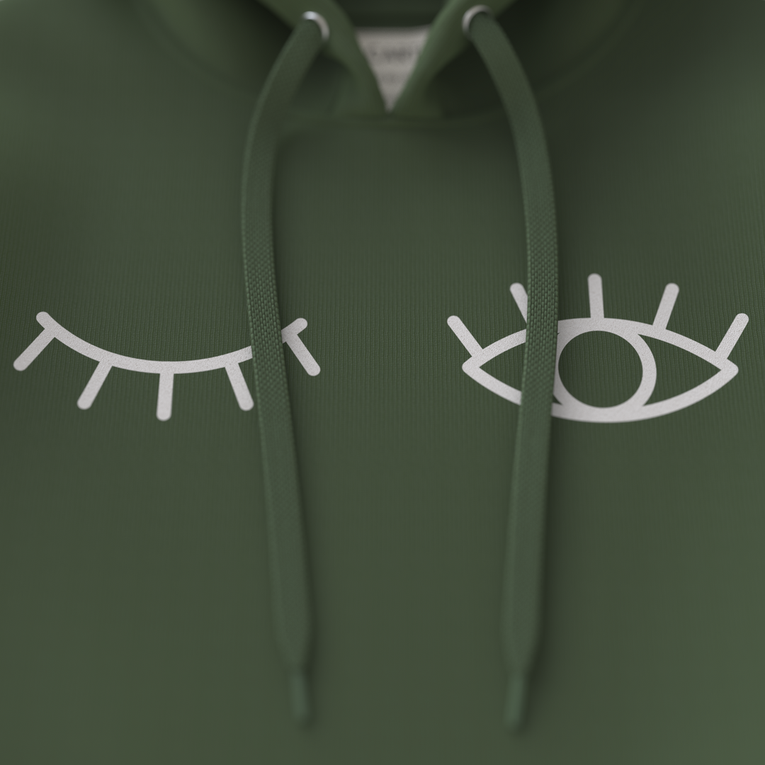 CLIN D’ŒIL・Hoodie unisexe・Vert sauge