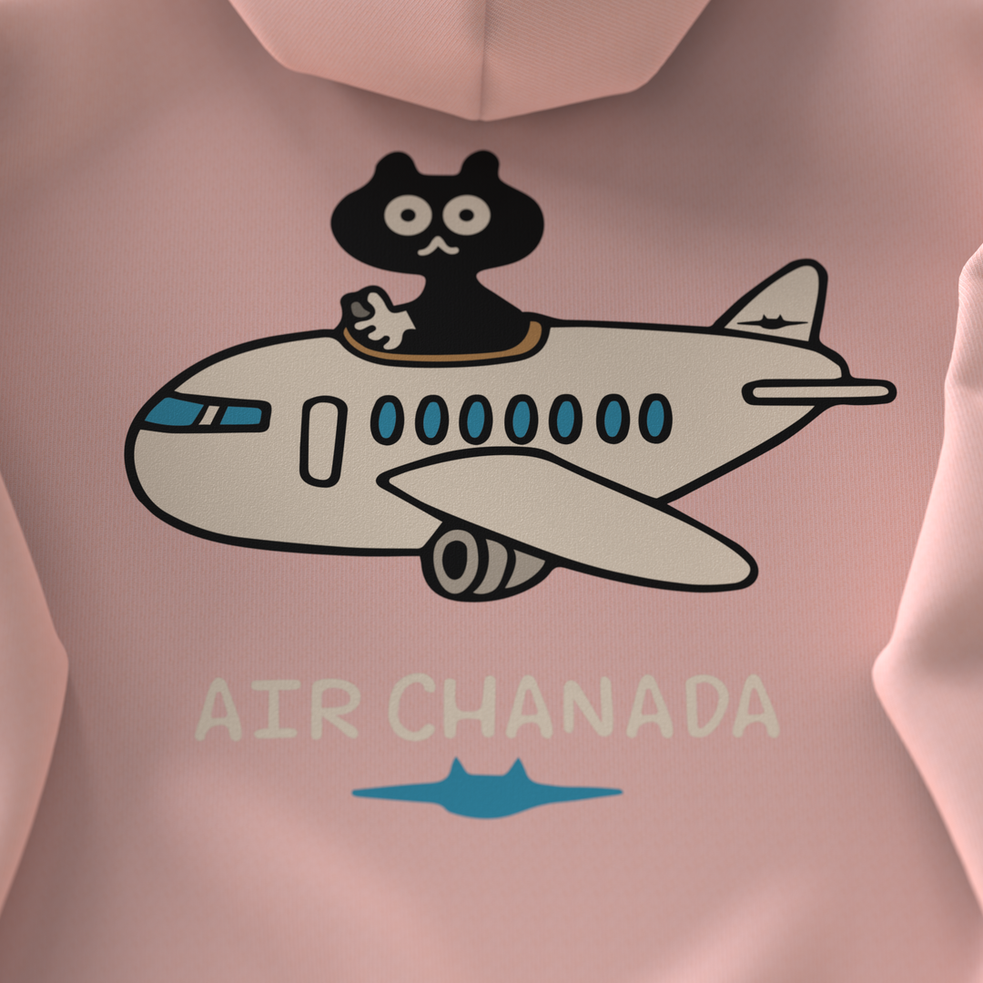 AIR CHANADA・Hoodie unisexe・Rose poudré
