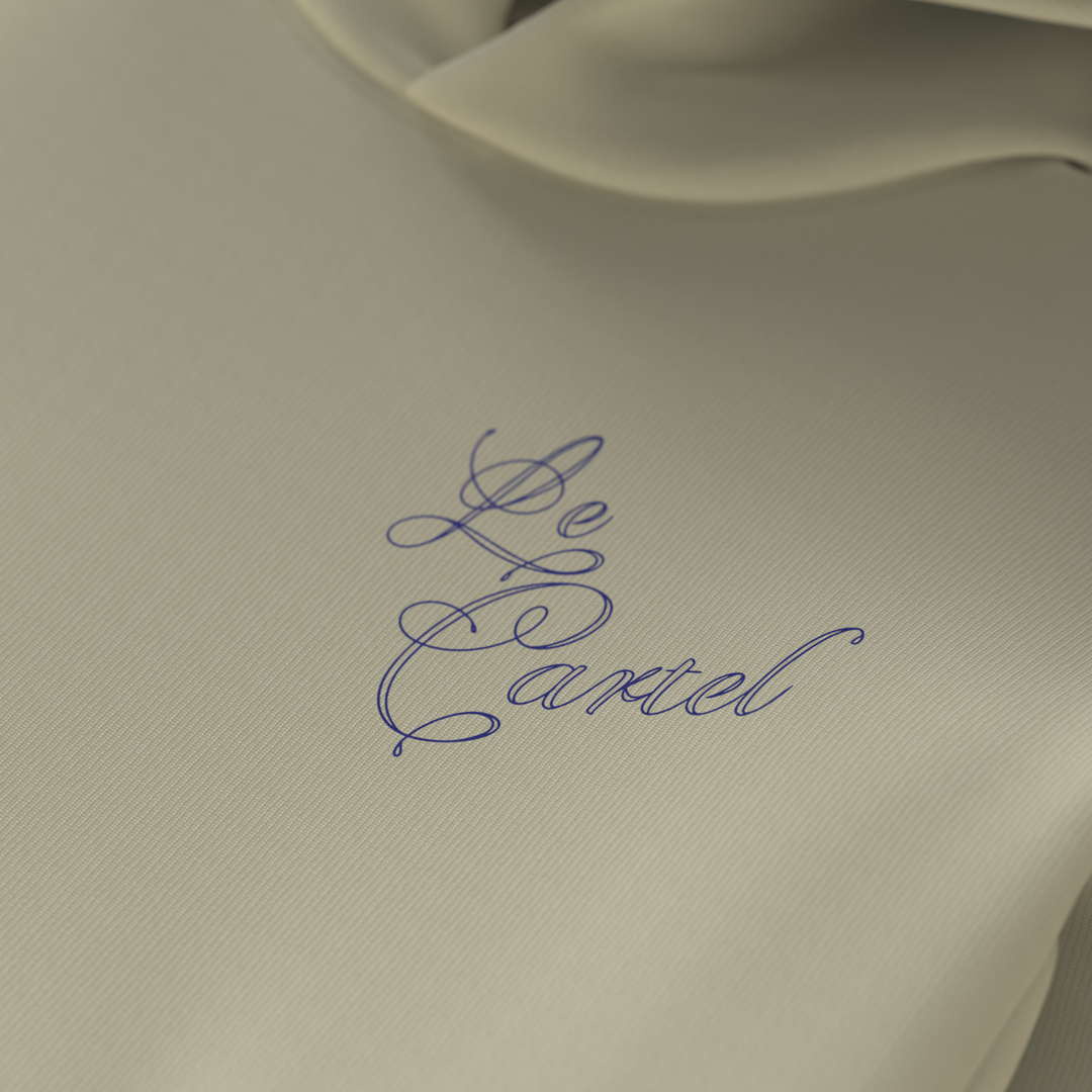 COMBUSTION LENTE・Hoodie ample unisexe・Crème