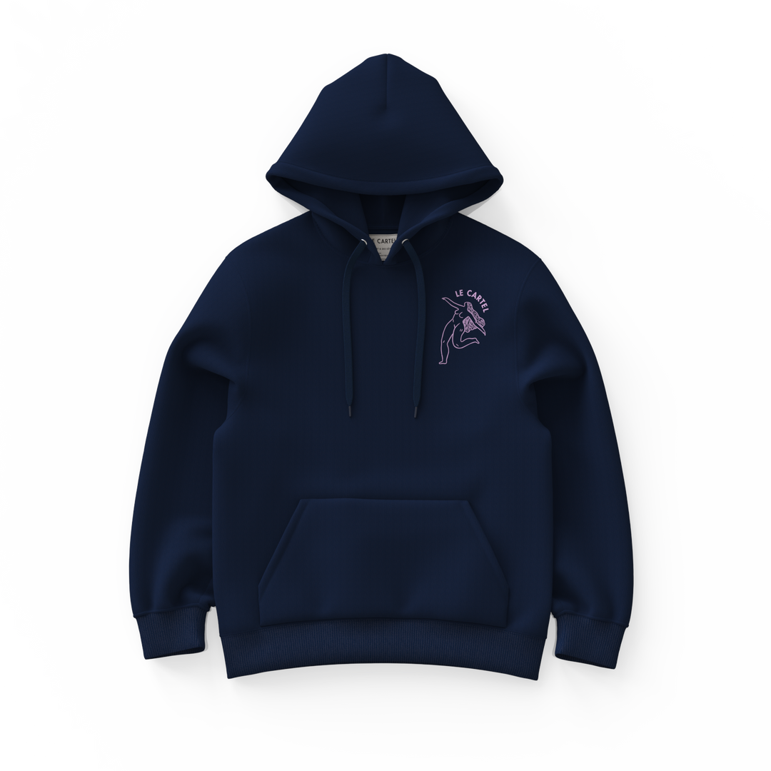 FONTAINE・Hoodie unisexe・Bleu marin
