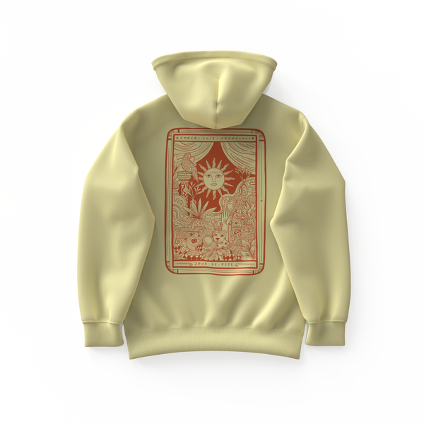 JOUR DE FÊTE ・Hoodie unisexe・Crème