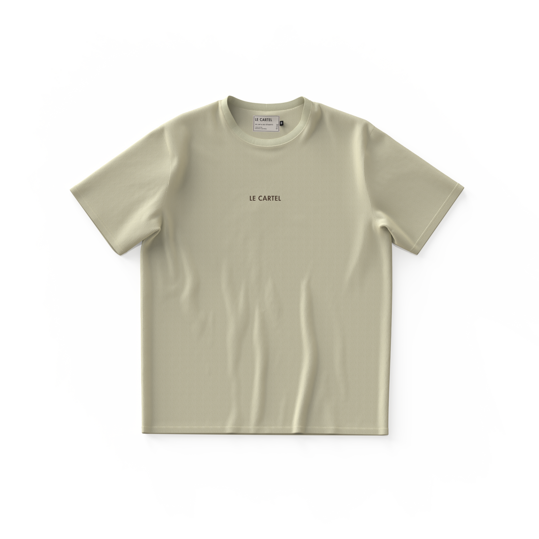 MAISON DE CONVOITISES・T-shirt ample unisexe・Blanc cassé