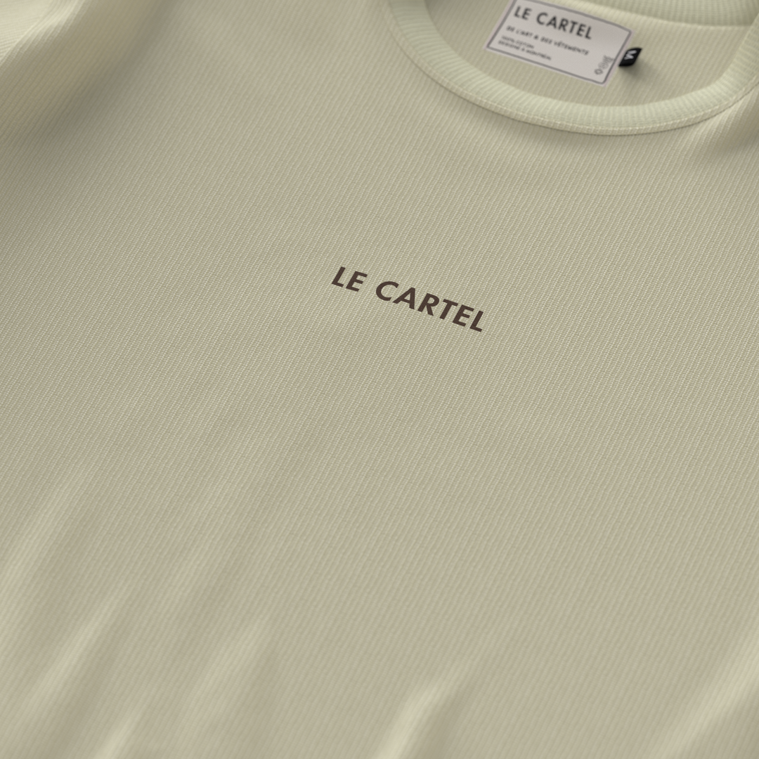 MAISON DE CONVOITISES・T-shirt ample unisexe・Blanc cassé