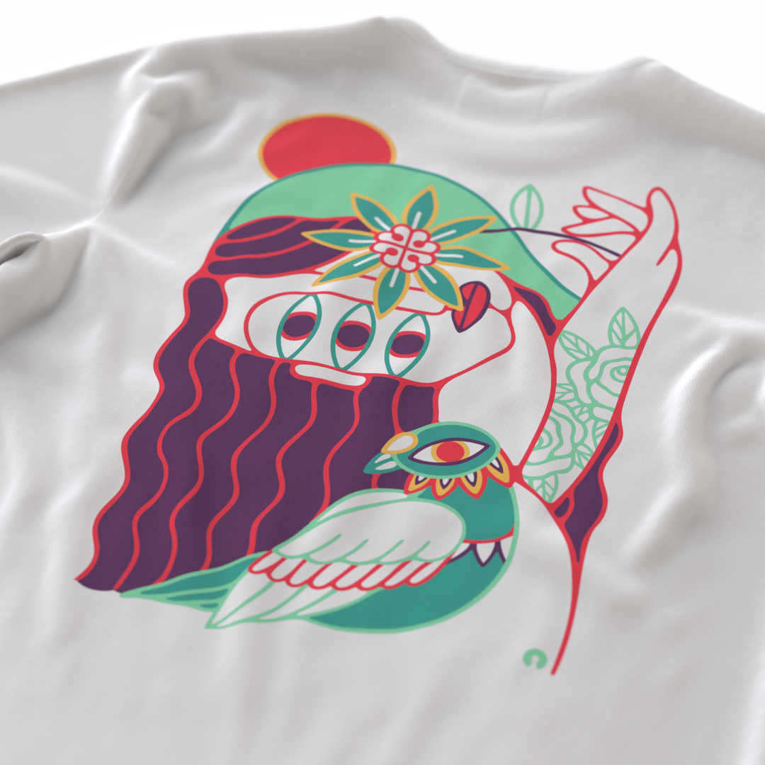 DANDELION・T-shirt unisexe・Blanc