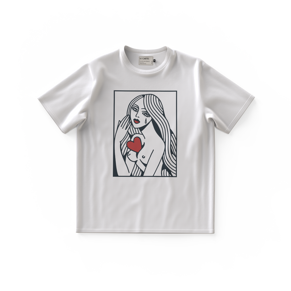 MONA・T-shirt unisexe・Blanc