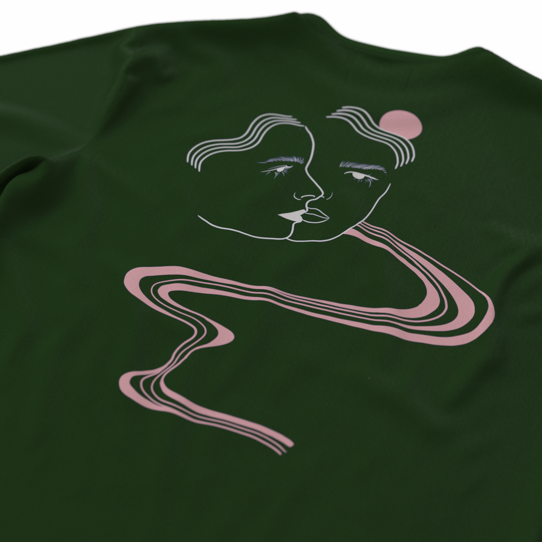 RIVER・T-shirt unisexe・Vert