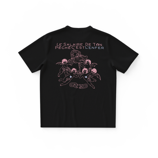 LE SALAIRE DE TON PÉCHÉ・T-shirt unisexe・Noir