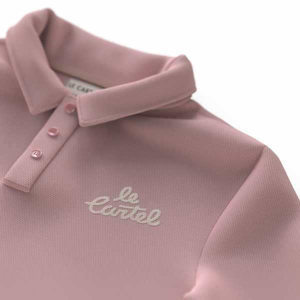 OG・Polo piqué unisexe・Rose