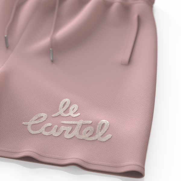 OG・Short piqué unisexe・Rose