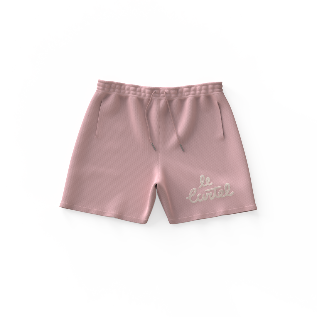 OG・Short piqué unisexe・Rose