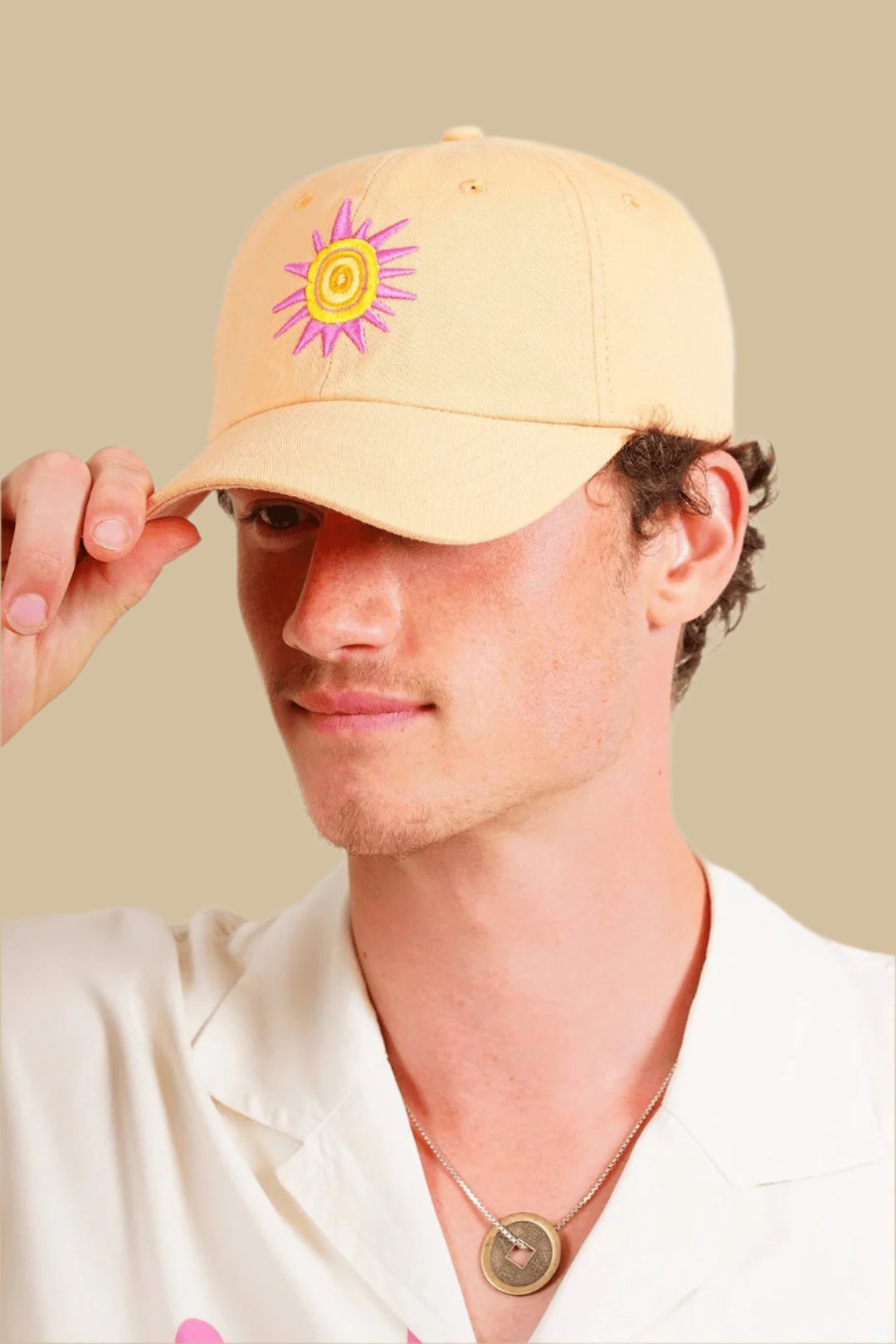 BURNING SUN・Dad Hat・Pêche - Le Cartel