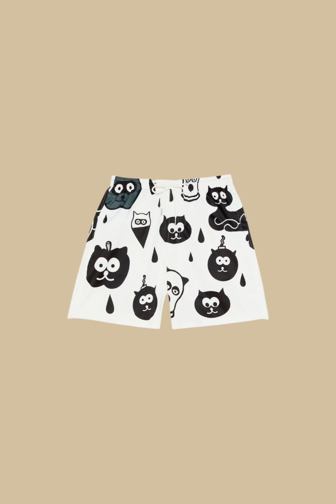 CHARTOON・Short de bain・ Blanc - Le Cartel