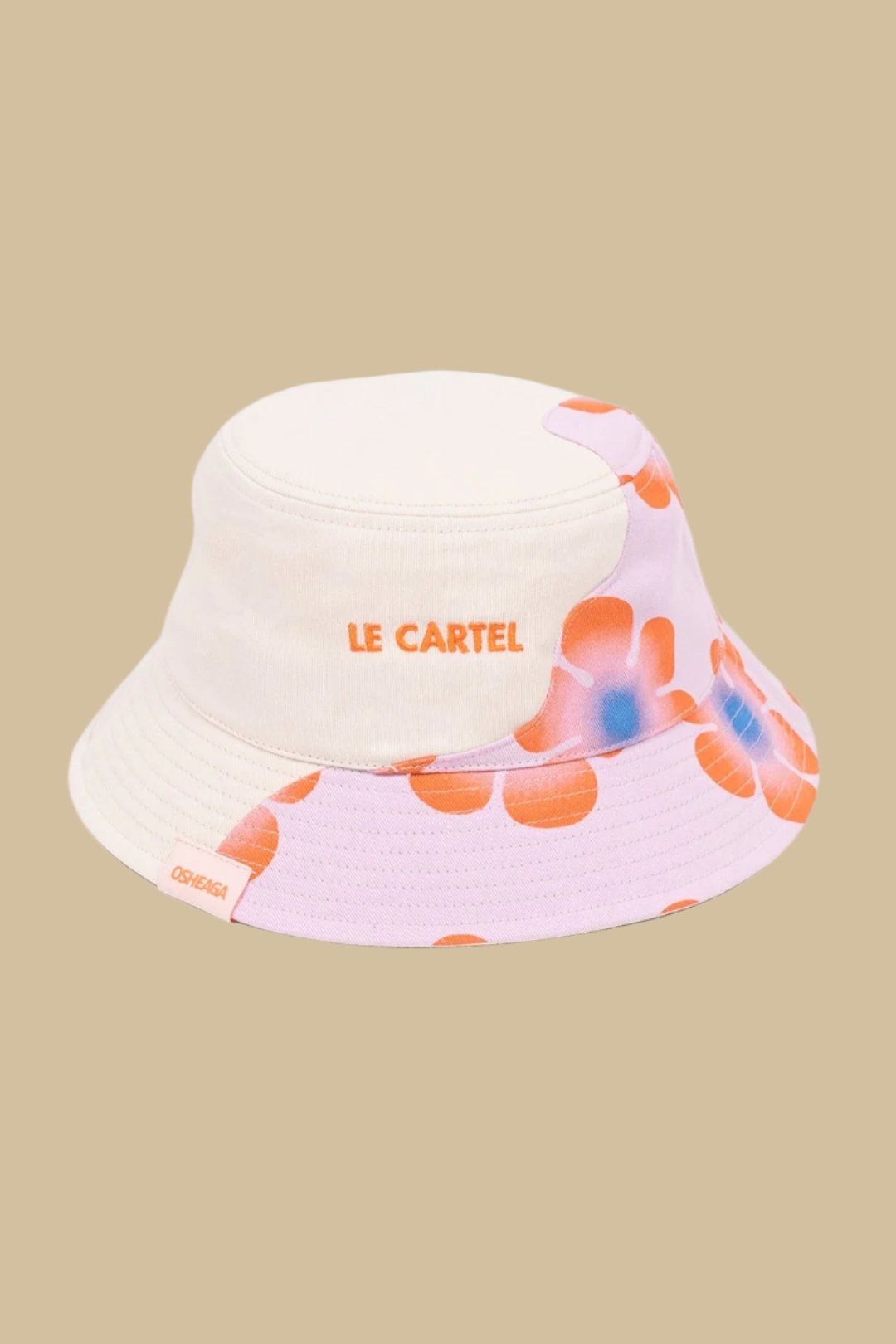 FLOWER POWER・Bucket hat brodé・Sable - Le Cartel