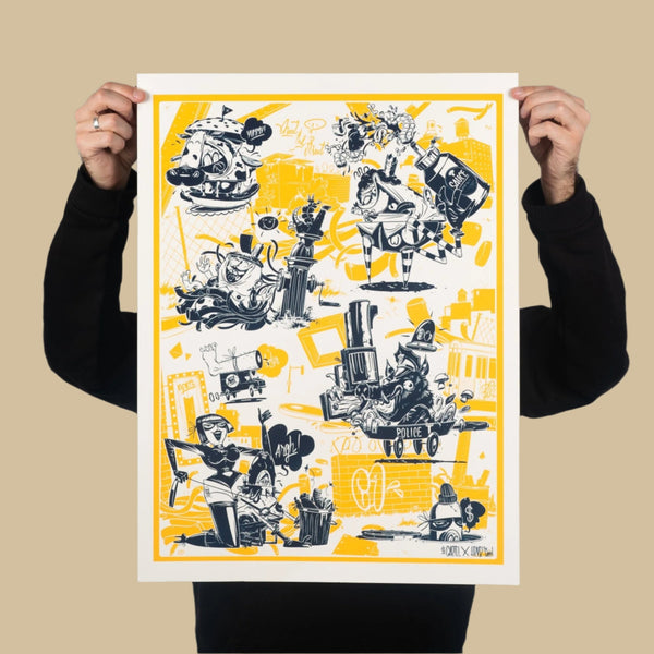 MEAT THE STREETS・Sérigraphie papier - Le Cartel